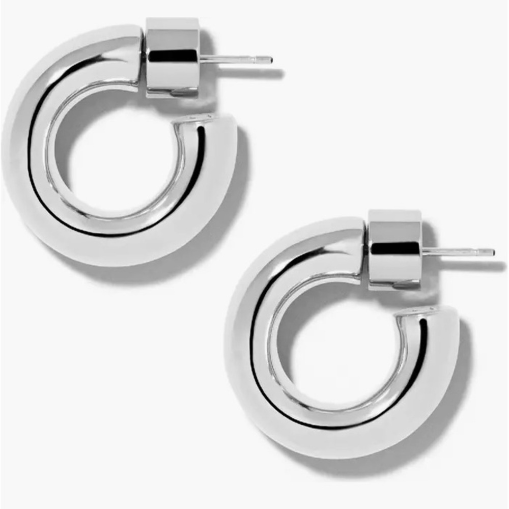 Jennifer Fisher Samira Micro Huggies Sliver